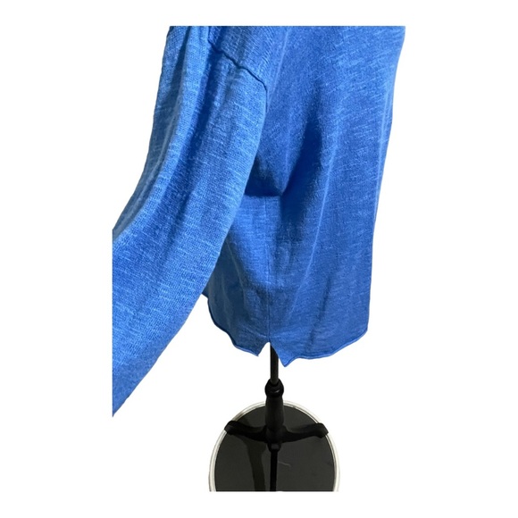 Eileen Fisher womens V-Neck organic linen cotton blend sweater top medium - Picture 6 of 13